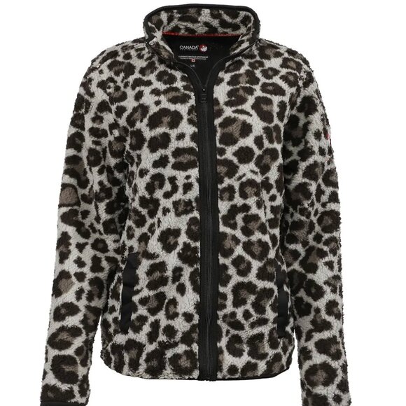 Full Zip Printed Sherpa Jacket - Picture 1 of 5